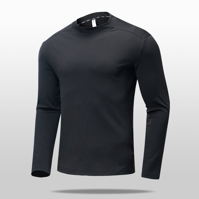 HeatLock Soft Fleece Athletic Top – Grey
