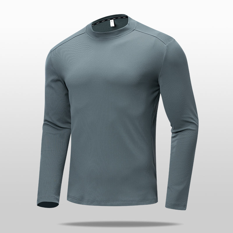 HeatLock Soft Fleece Athletic Top – Grey
