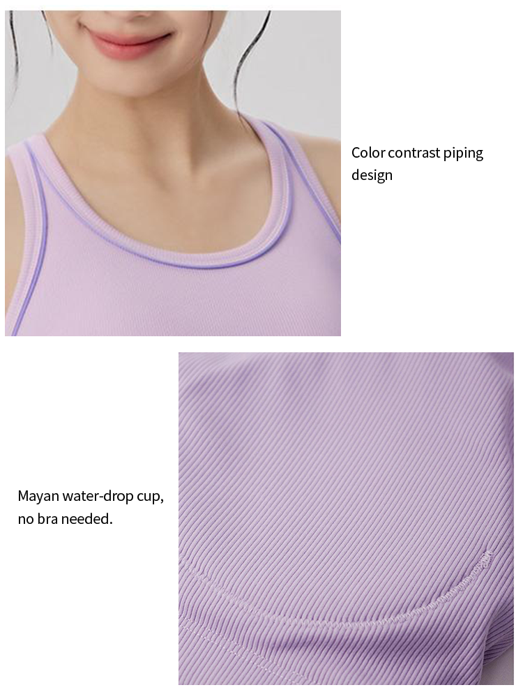 PureMotion Ribbed Training Bra