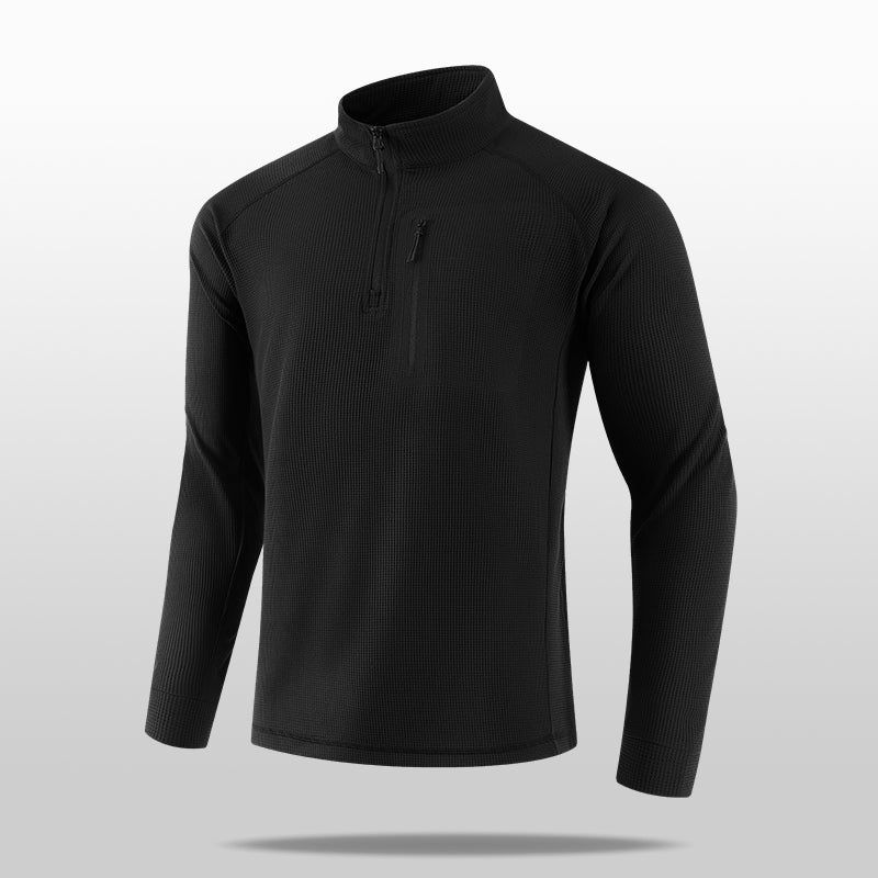FlexWeave Skin-Friendly Training Top – Black
