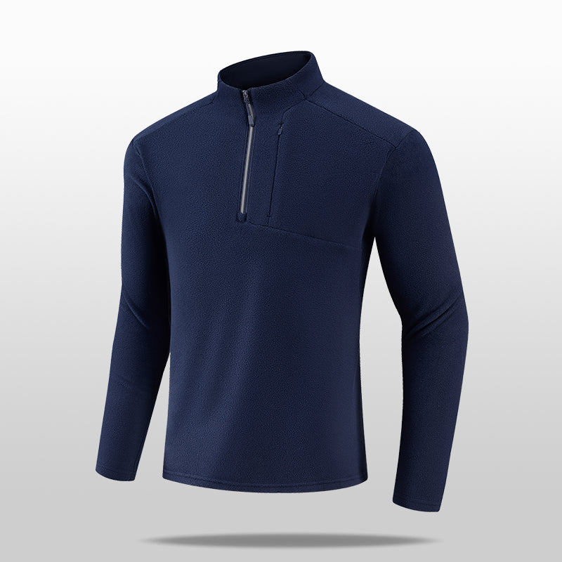 PeakWarm Elastic Polar Fleece Shirt – Dark blue