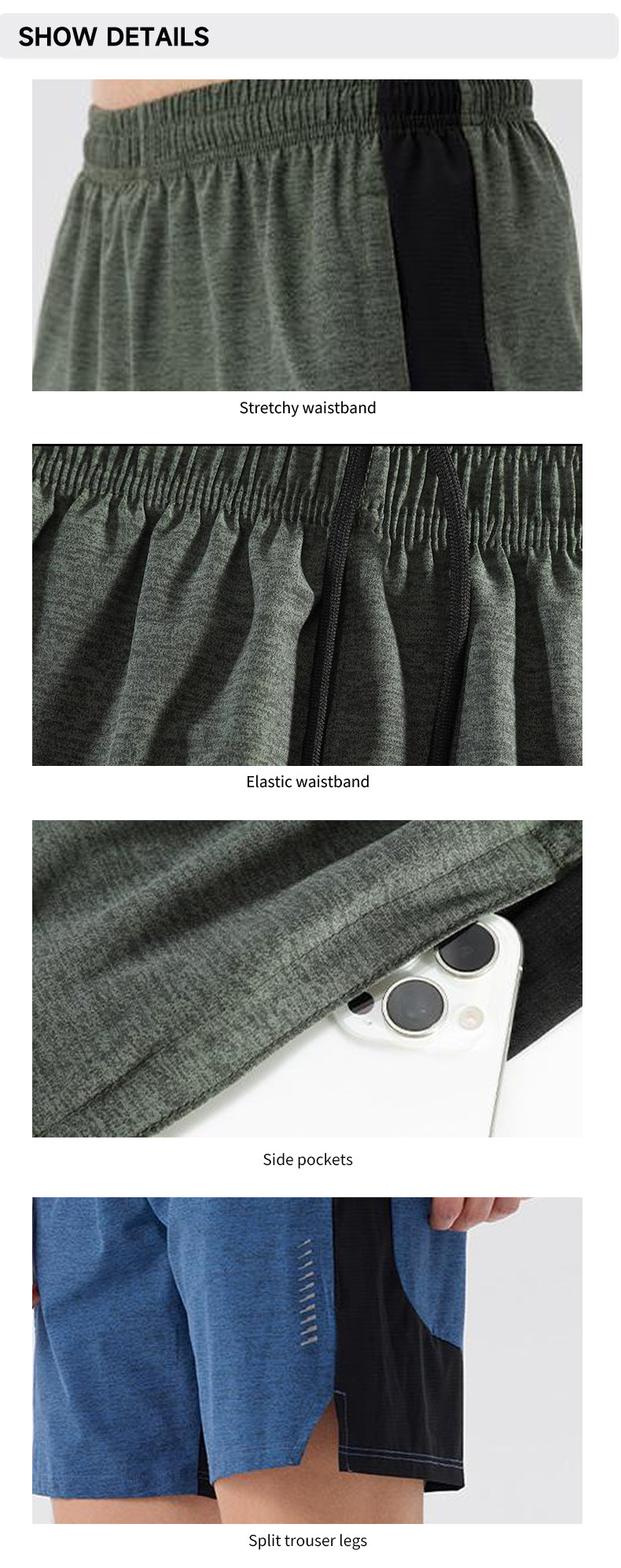StrideFlex Lightweight Running Shorts