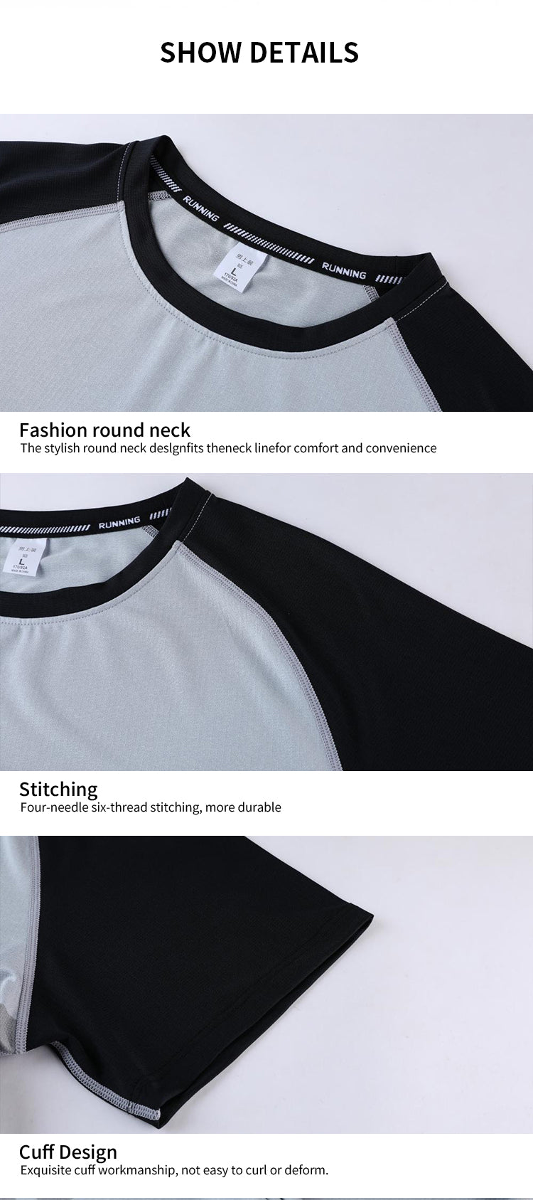 Quick-Dry Running T-Shirt Workouts & Training Stay Cool
