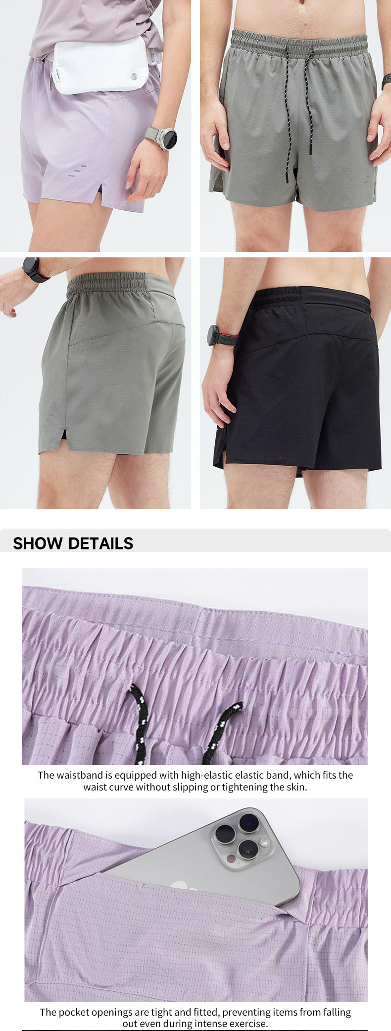 StrideFlow Quick-Dry Running Shorts