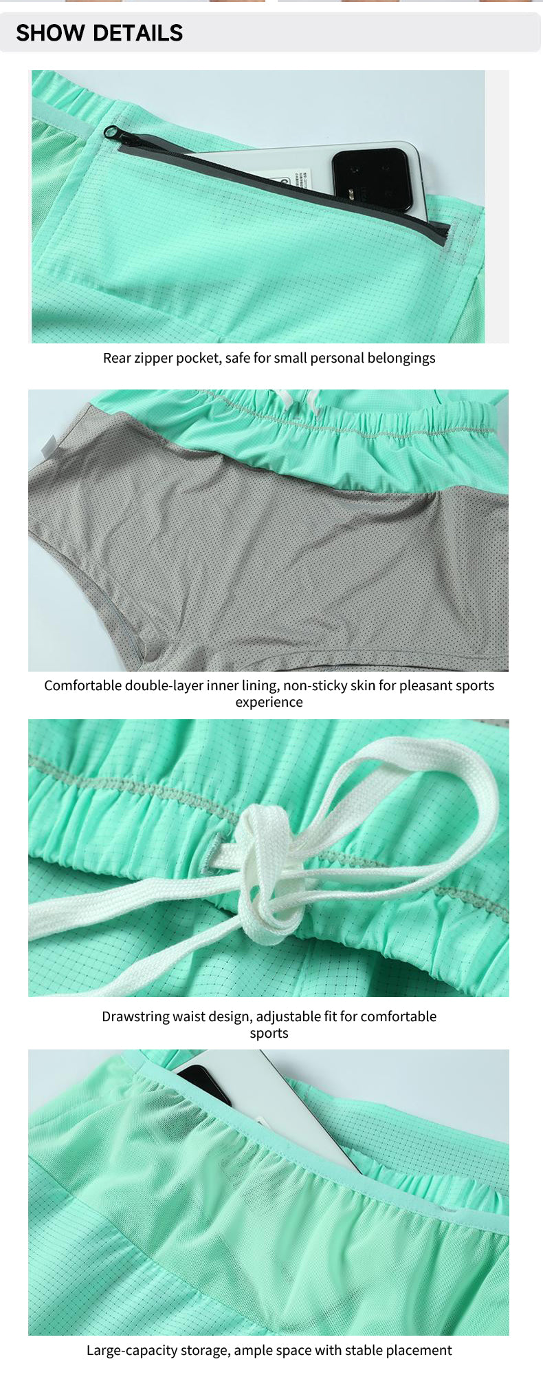 FlexMotion Performance Running Shorts