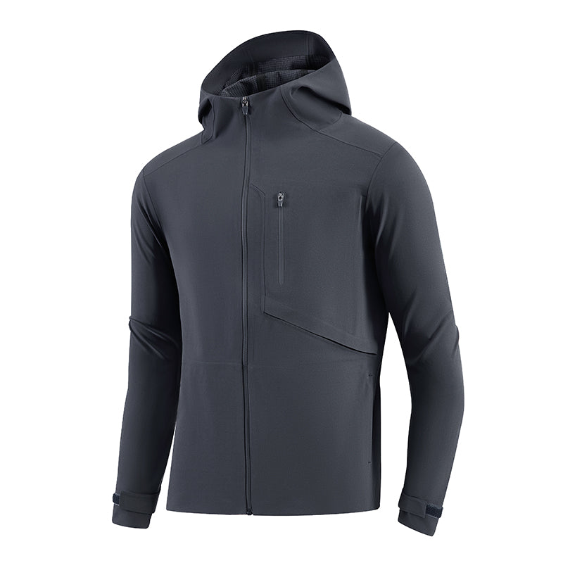 Performance Hooded Coat Run Jacket For Gym Training