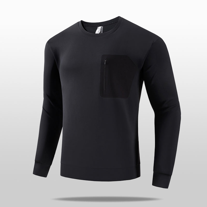 MotionWave Lightweight Active Crew Neck Tee – Black