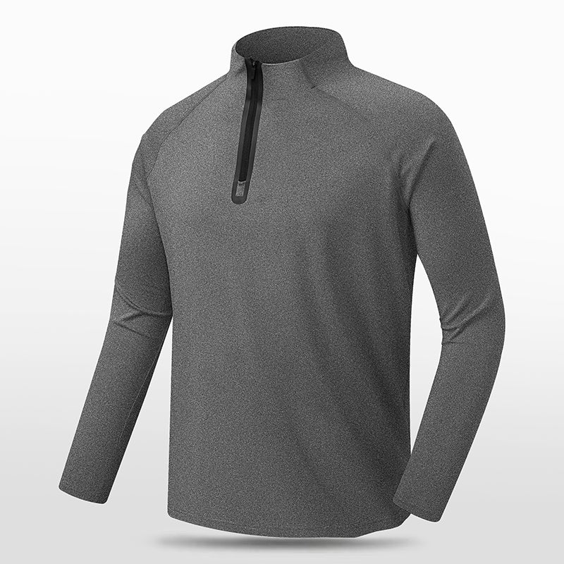 FlowMotion Sweat-Wicking Performance Tee – Dark Gray