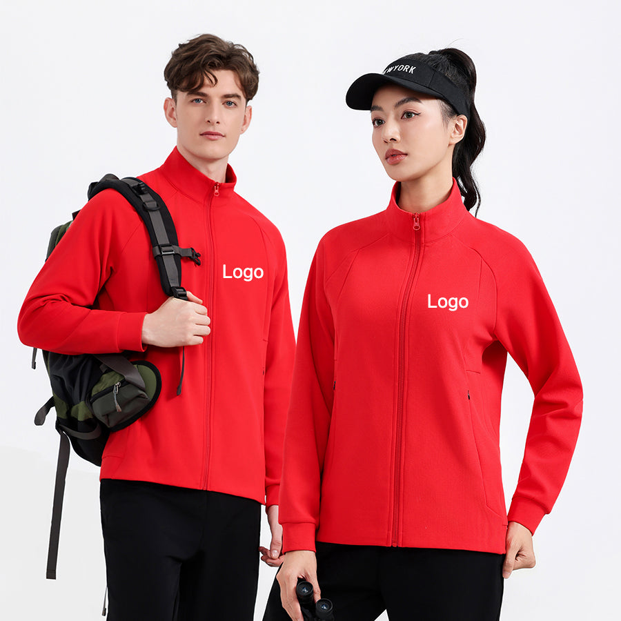 CoreFlex Elastic Casual Jacket – Red