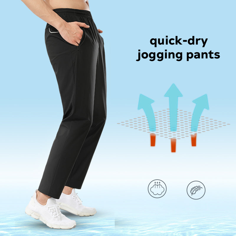 RunEase Lightweight Track Pant – Black