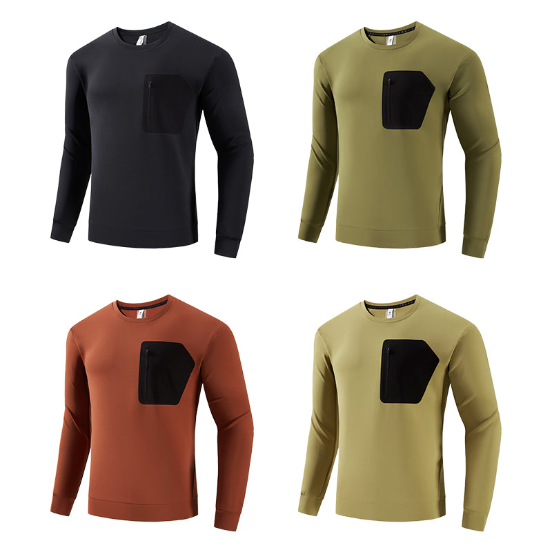 MotionWave Lightweight Active Crew Neck Tee – Black