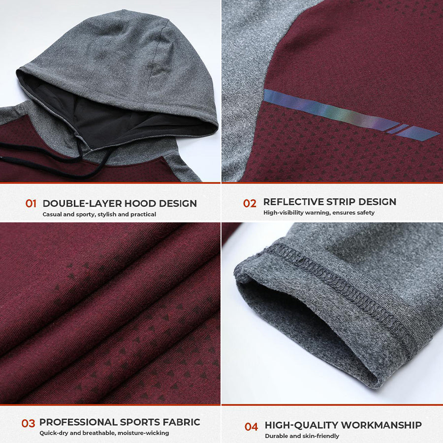 AeroDry Quick-Dry Training Long Sleeve – Black