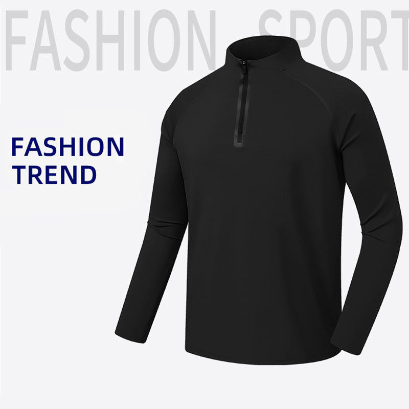 FlowMotion Sweat-Wicking Performance Tee – Dark Gray