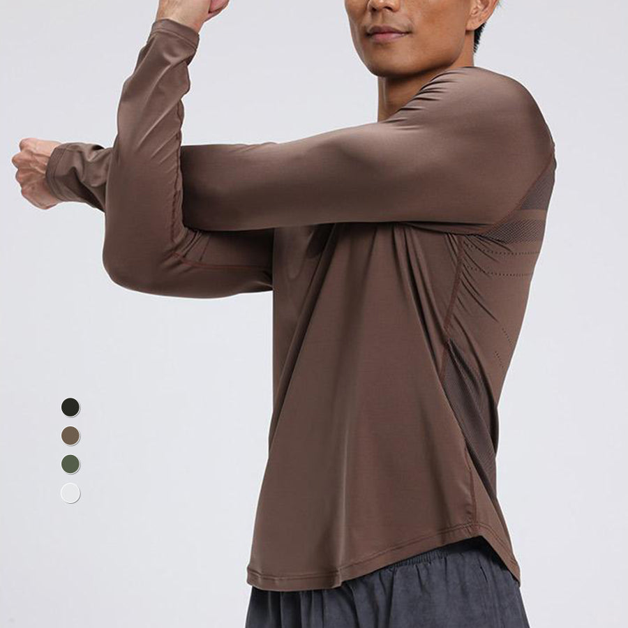 LumaFit Reflective Activewear Shirt – White