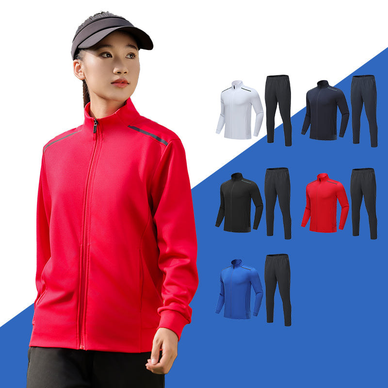 Jogging Suit Sweat Set High Elastic Moisture Wicking Fabric