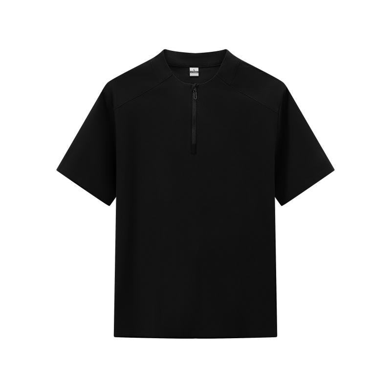 Core Cotton Half-Zip Tee