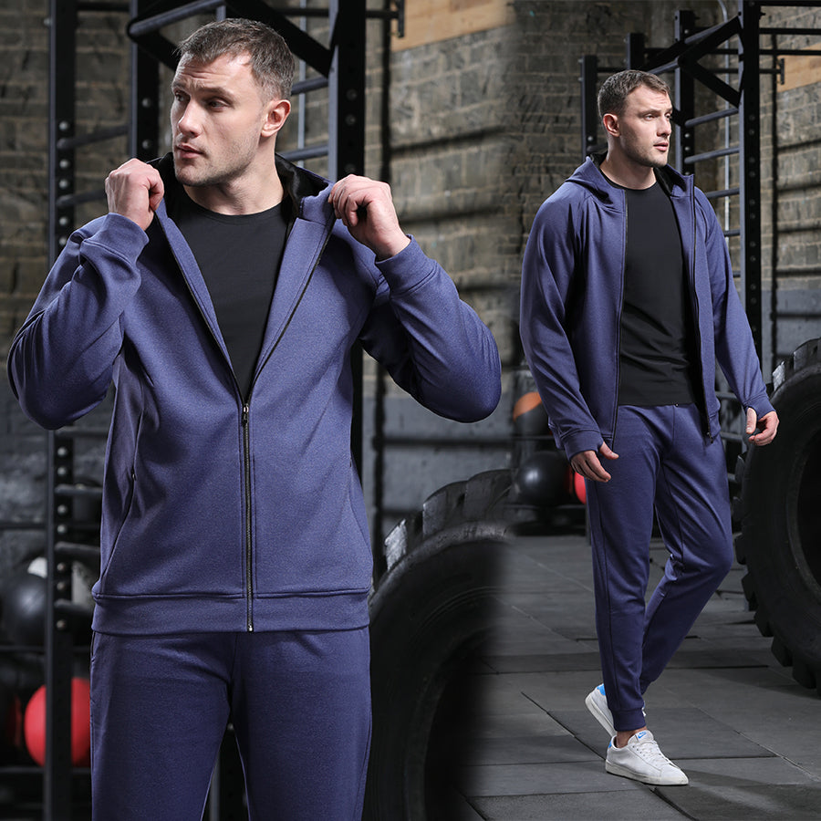 Compression Hoodie Jogger Pants Combo