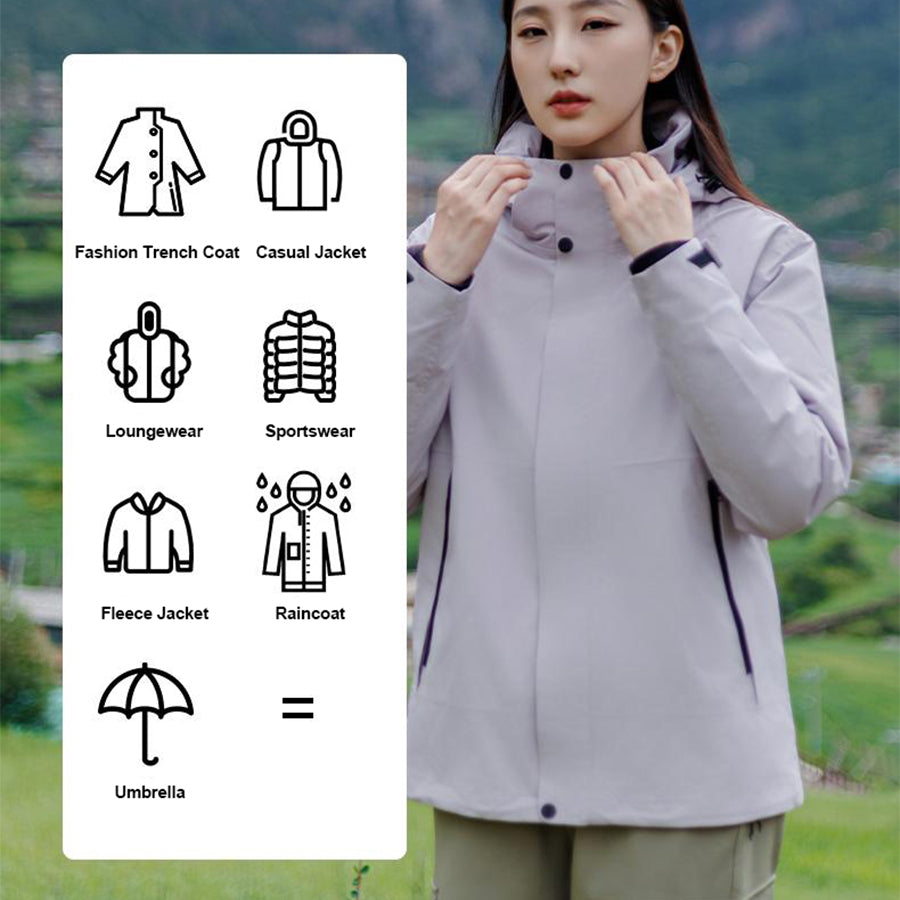 SummitTherm All-Weather 3-in-1 Jacket – Orange