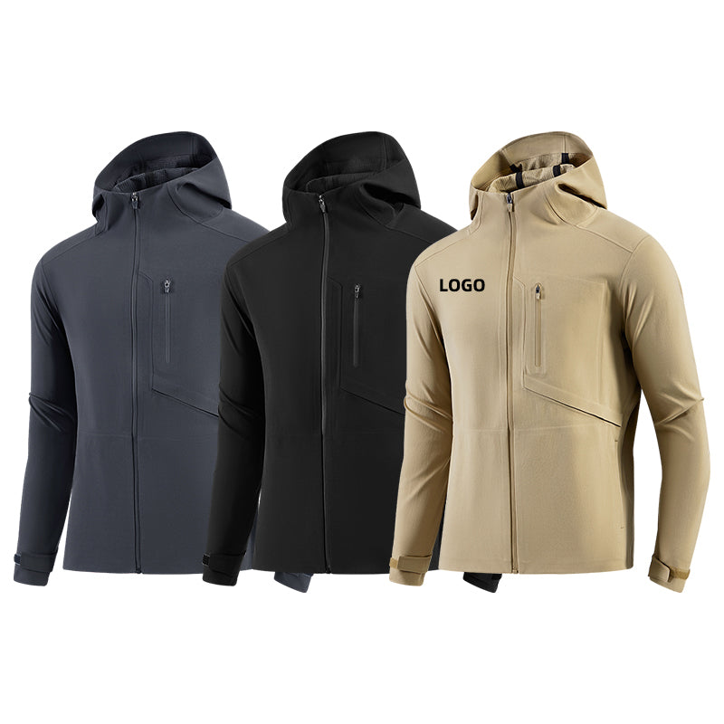Performance Hooded Coat Run Jacket For Gym Training