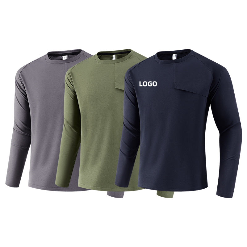 FlowFit 4-Way Stretch Running Shirt – Army Green