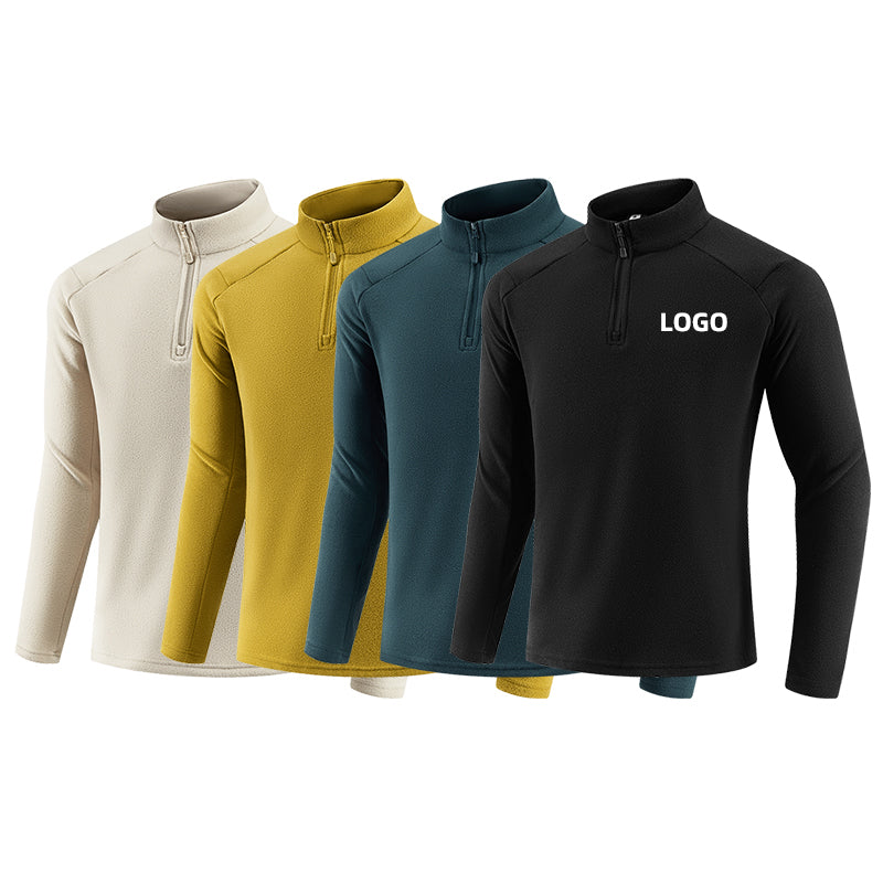 CoreShield Thermal Stand Collar Sweatshirt – Black