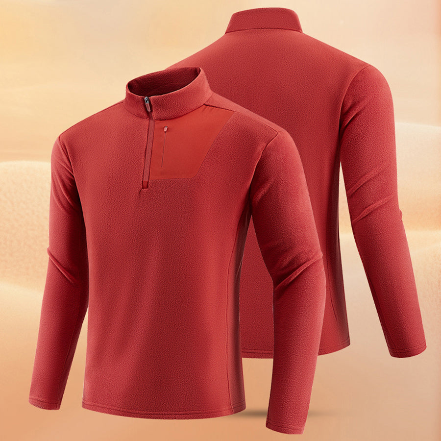 HeatWave Quick-Dry Performance Sweatshirt – Black