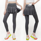 VitaMotion Breathable Faux Two-Piece Skirt Pants