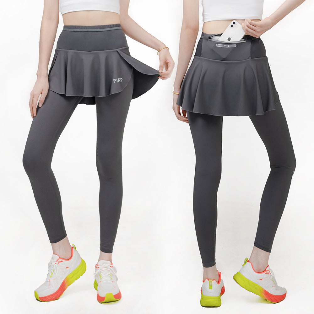 VitaMotion Breathable Faux Two-Piece Skirt Pants