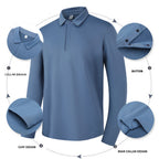 ThermoFlex Fleece-Lined Polo Long Sleeve