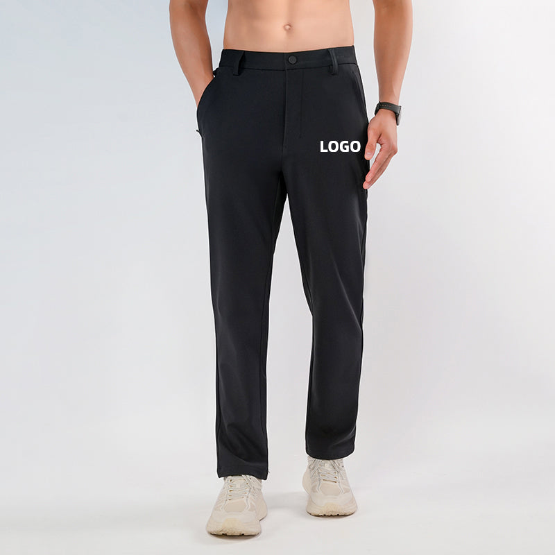 RunEase Ice-Silk Lightweight Track Pant – Black