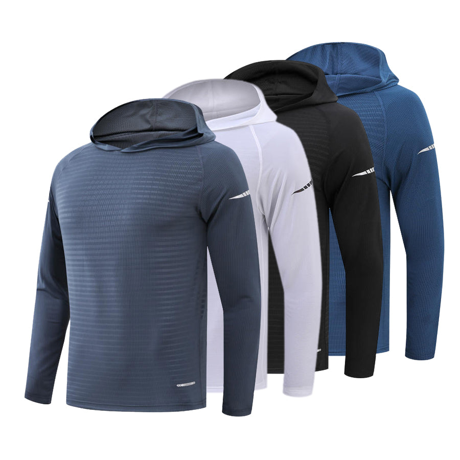 LiteMotion SoftTouch Fitness Hoodie – Dark blue