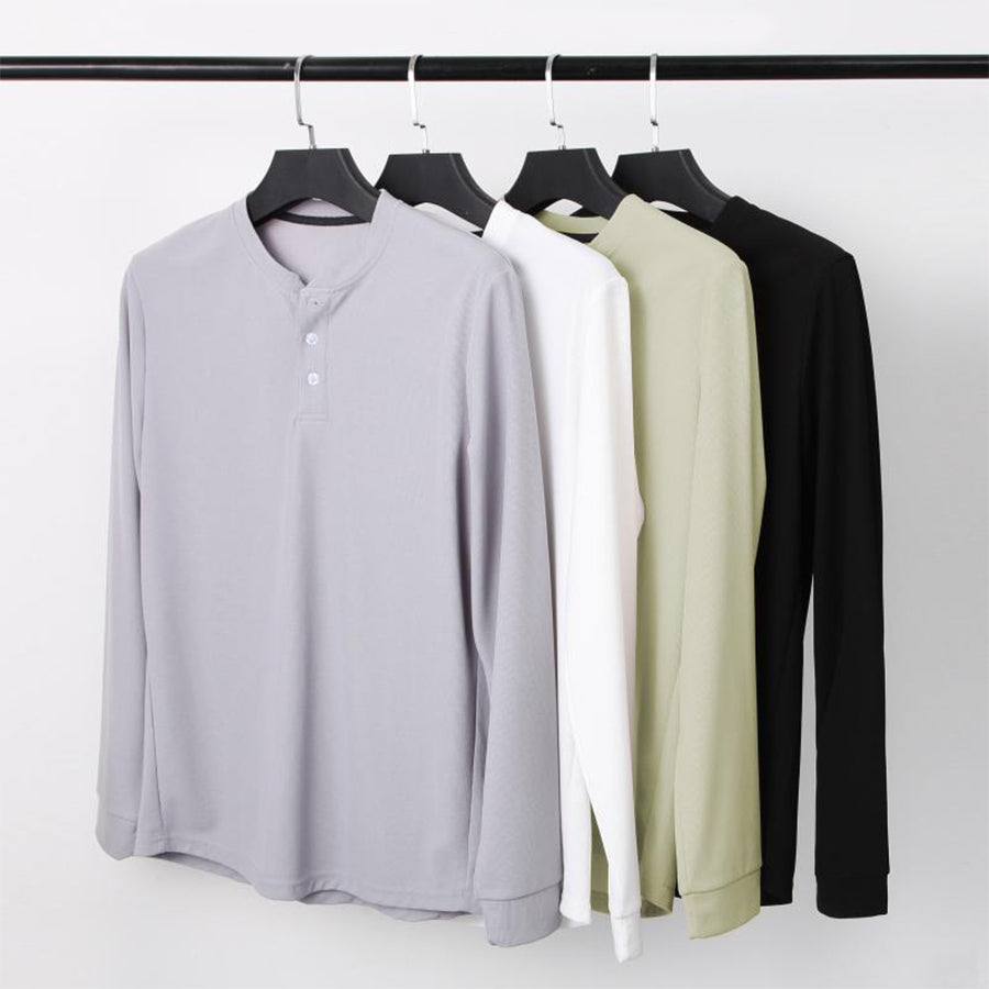 AirLoom Lightweight Textured Shirt – Apricot