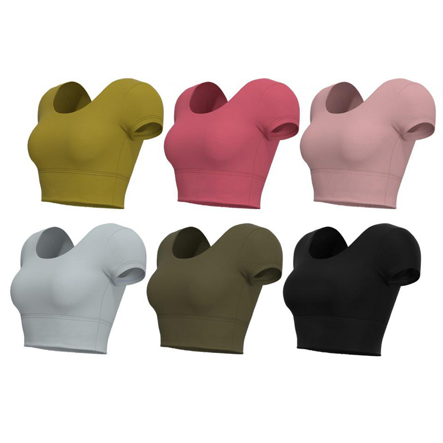 FlexSoft StretchFit Yoga Crop Shirt