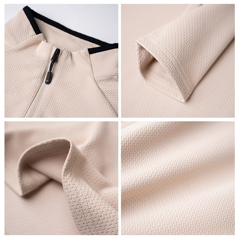 AeroSkin ElasticFit Training Polo – Black