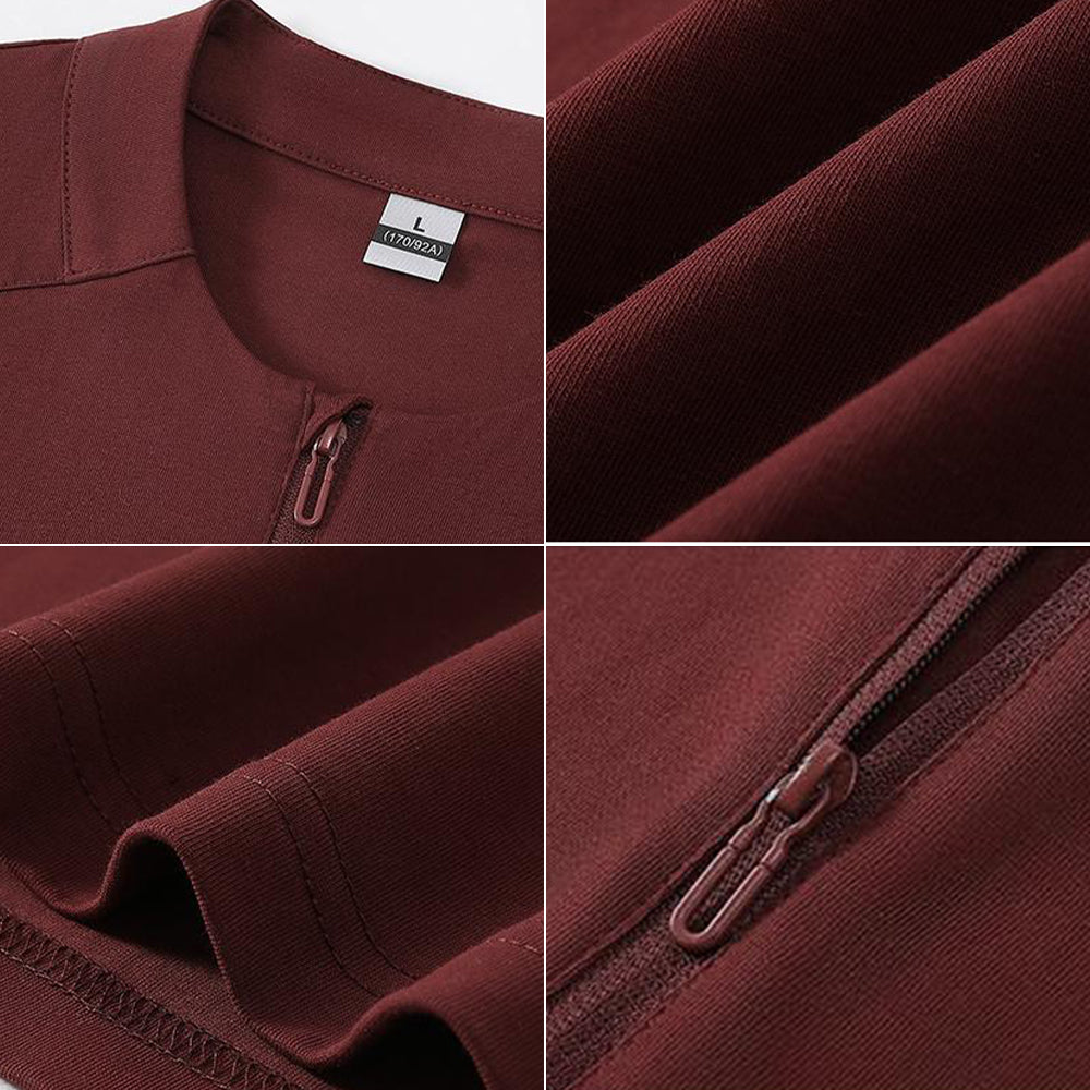 Core Cotton Half-Zip Tee