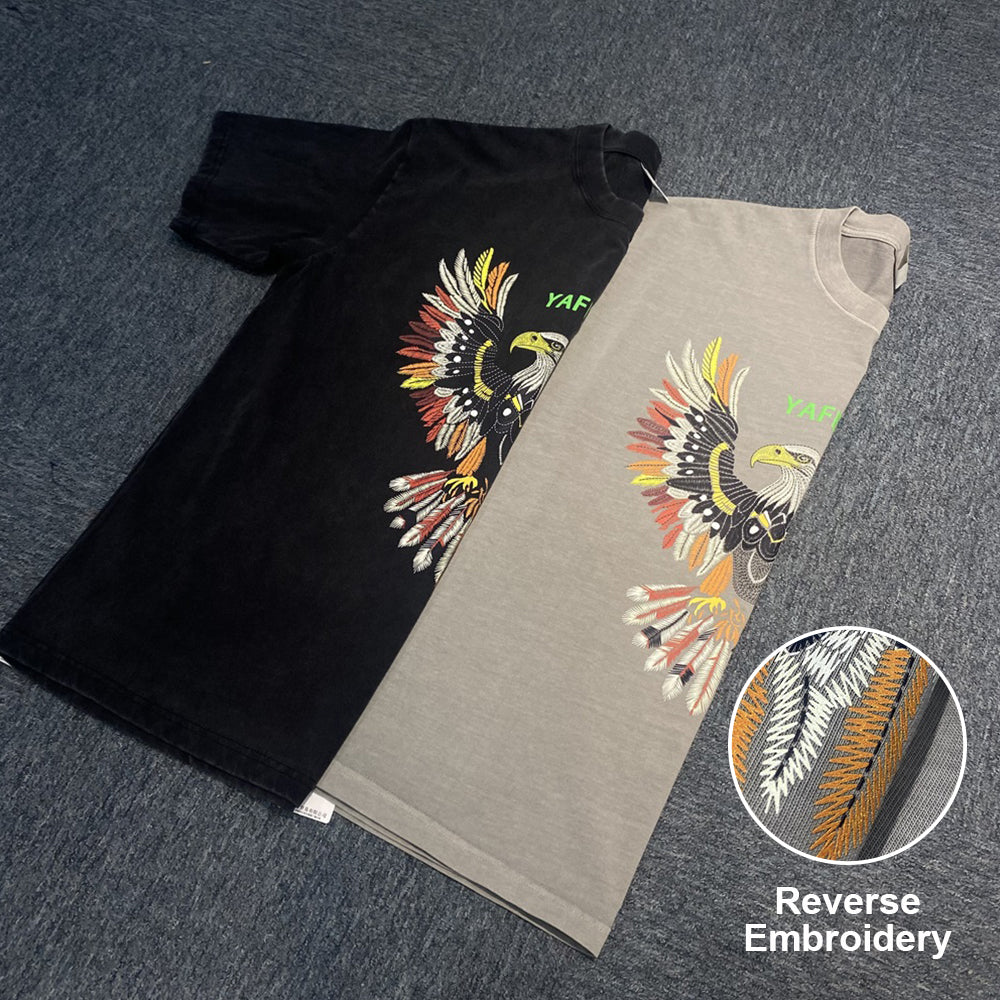 Embroidered Graphic T-Shirt for Urban Fashion