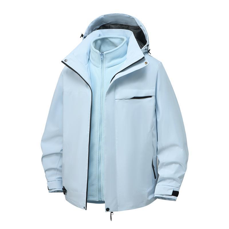 RidgeCore WindBarrier 3-in-1 Hiking Jacket – Light Blue