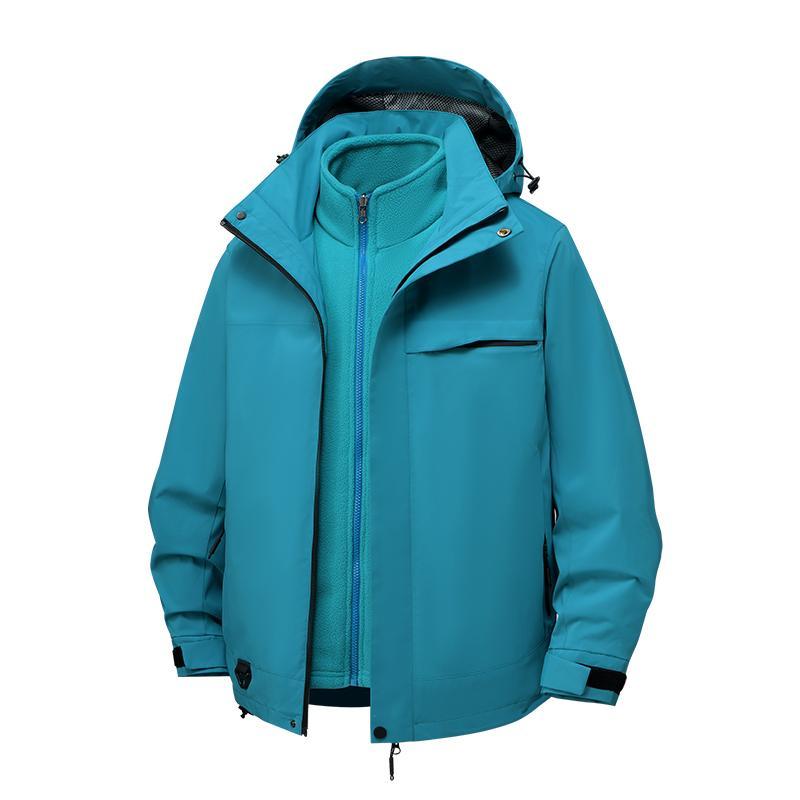 RidgeCore WindBarrier 3-in-1 Hiking Jacket – Light Blue