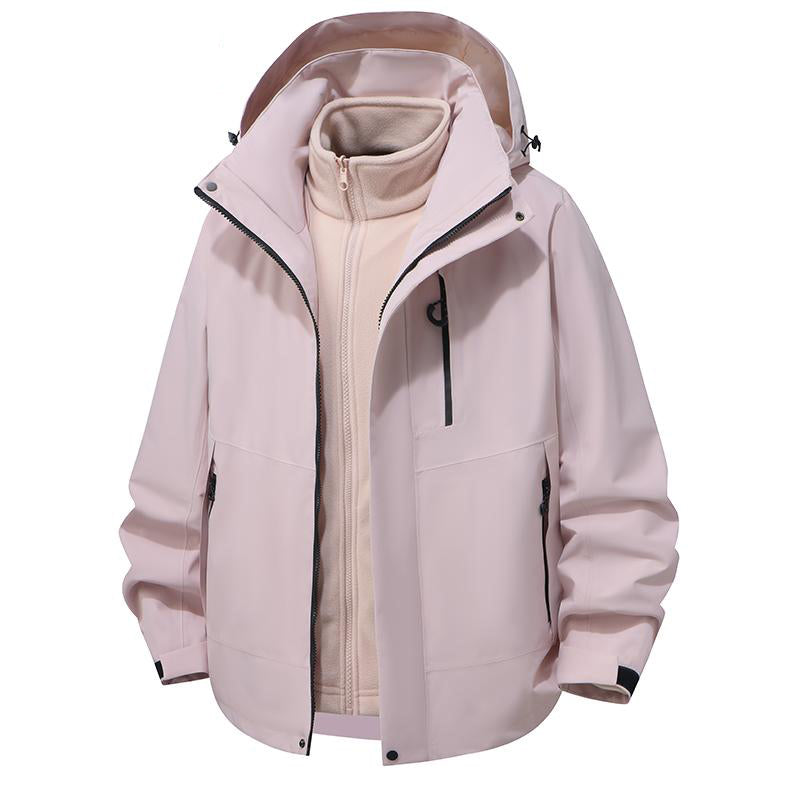 TerraShield Waterproof Windproof Outdoor Jacket – Light Purple