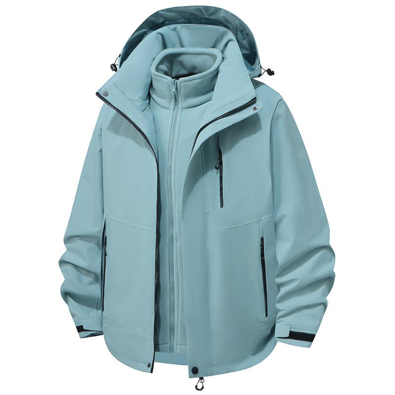 TerraShield Waterproof Windproof Outdoor Jacket – Light Purple