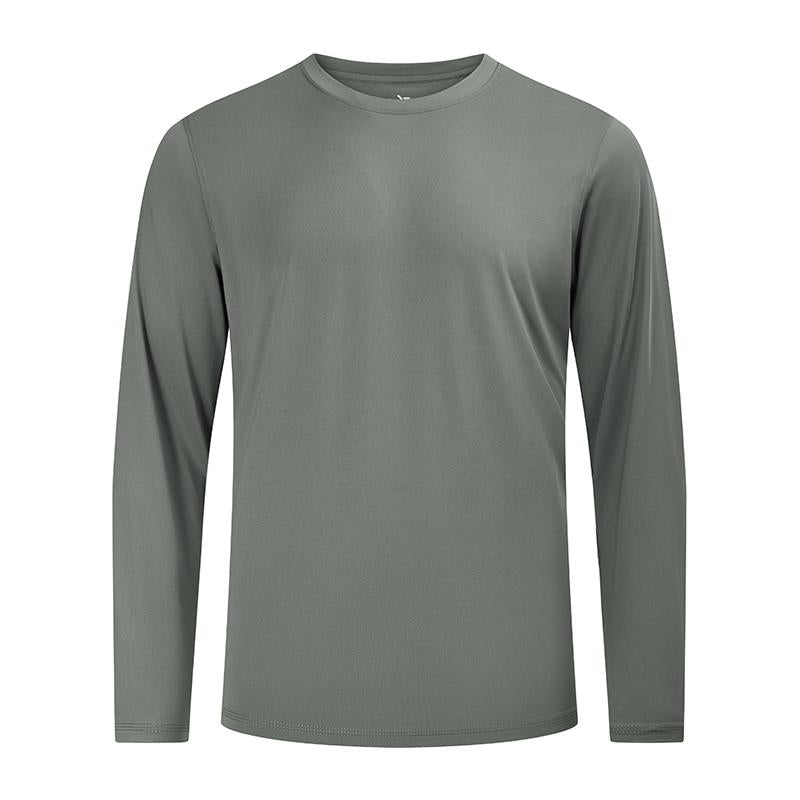 FlowEdge Quick-Dry Crew Neck Shirt – Army Green
