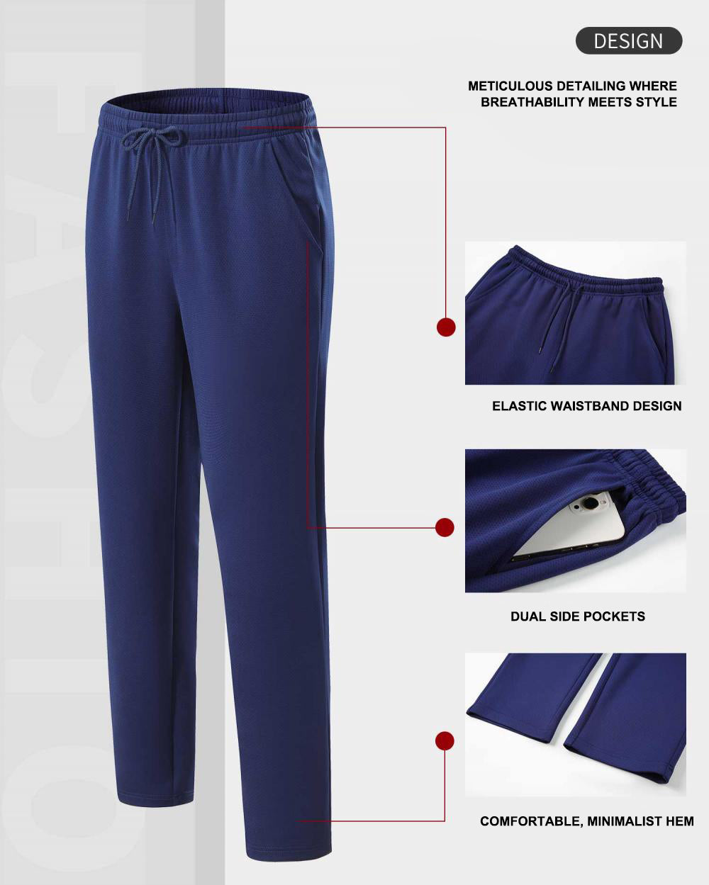 Performance Track Pants Sports Pant Lightweight