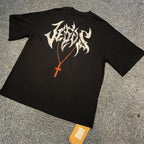 Hand-Painted Oversized Graphic T-Shirt for Streetwear