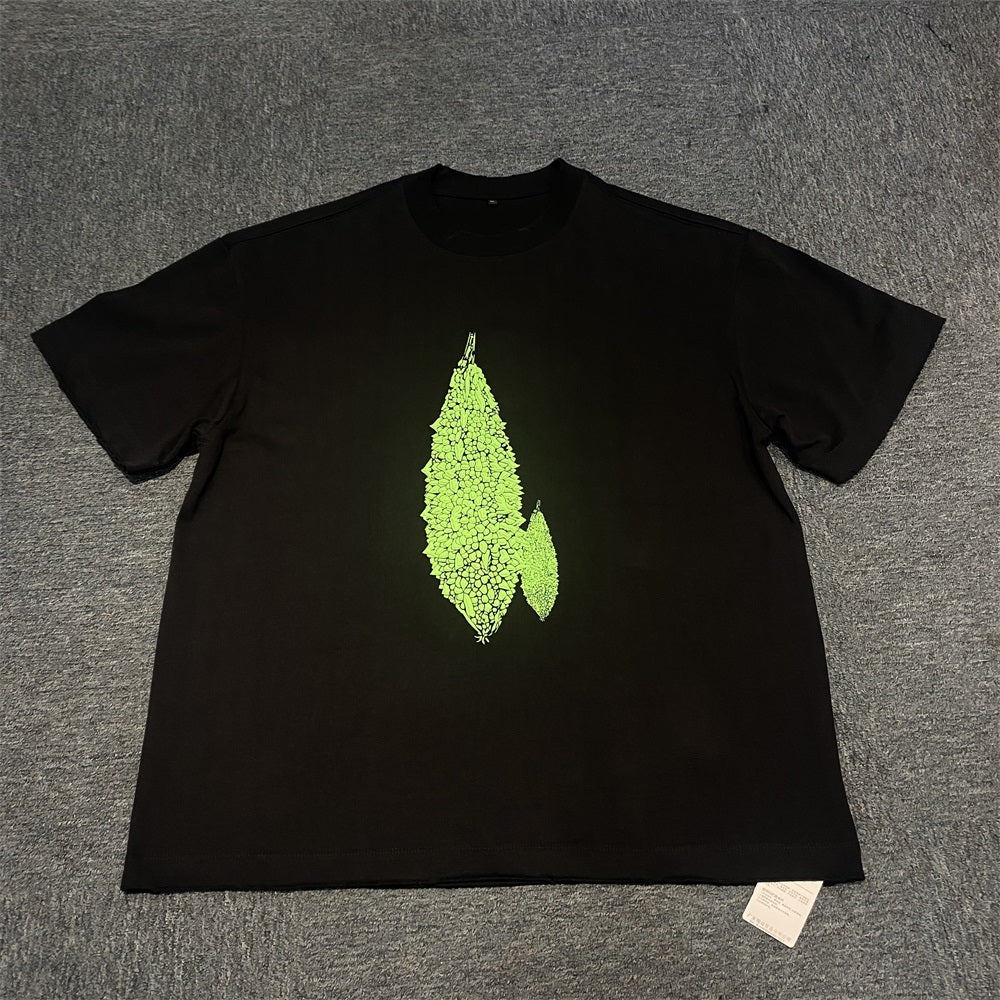 3D Foam Print Oversized Tee for Urban Wear