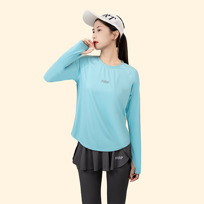 AeroSkin Lightweight Mesh Sports Long Sleeve