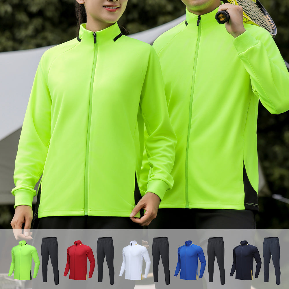 Training Suit Set Run Set SweatSuit Breathable Comfort