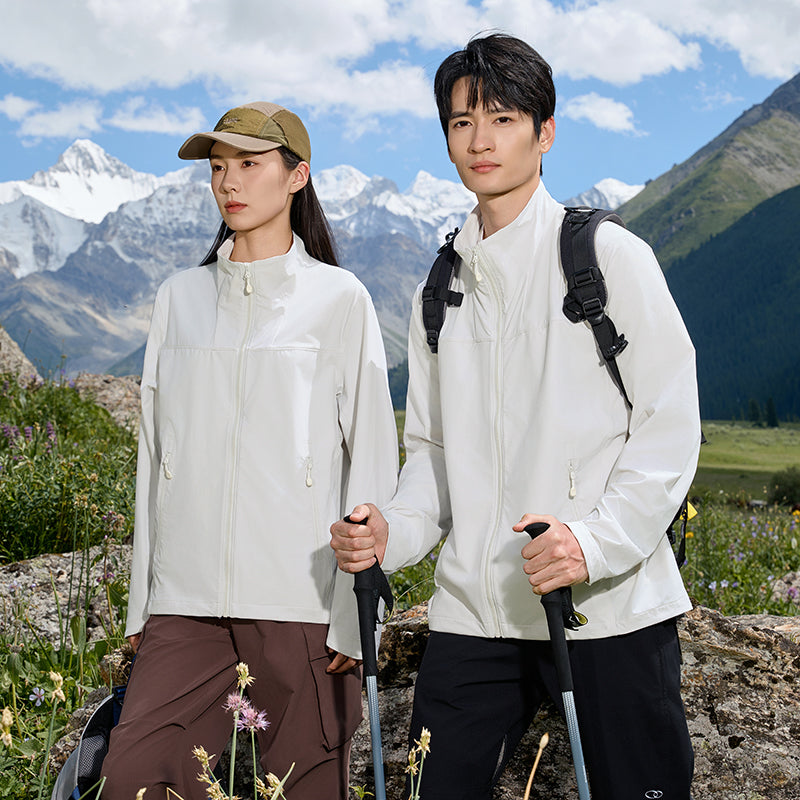 AeroEdge Comfort Fit Stand Collar Jacket – Gray