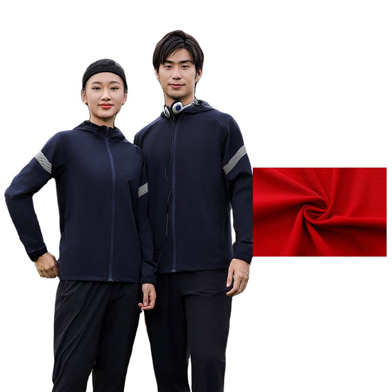 Training Suit SweatSet Reflective Running Jogger Outfit For Men