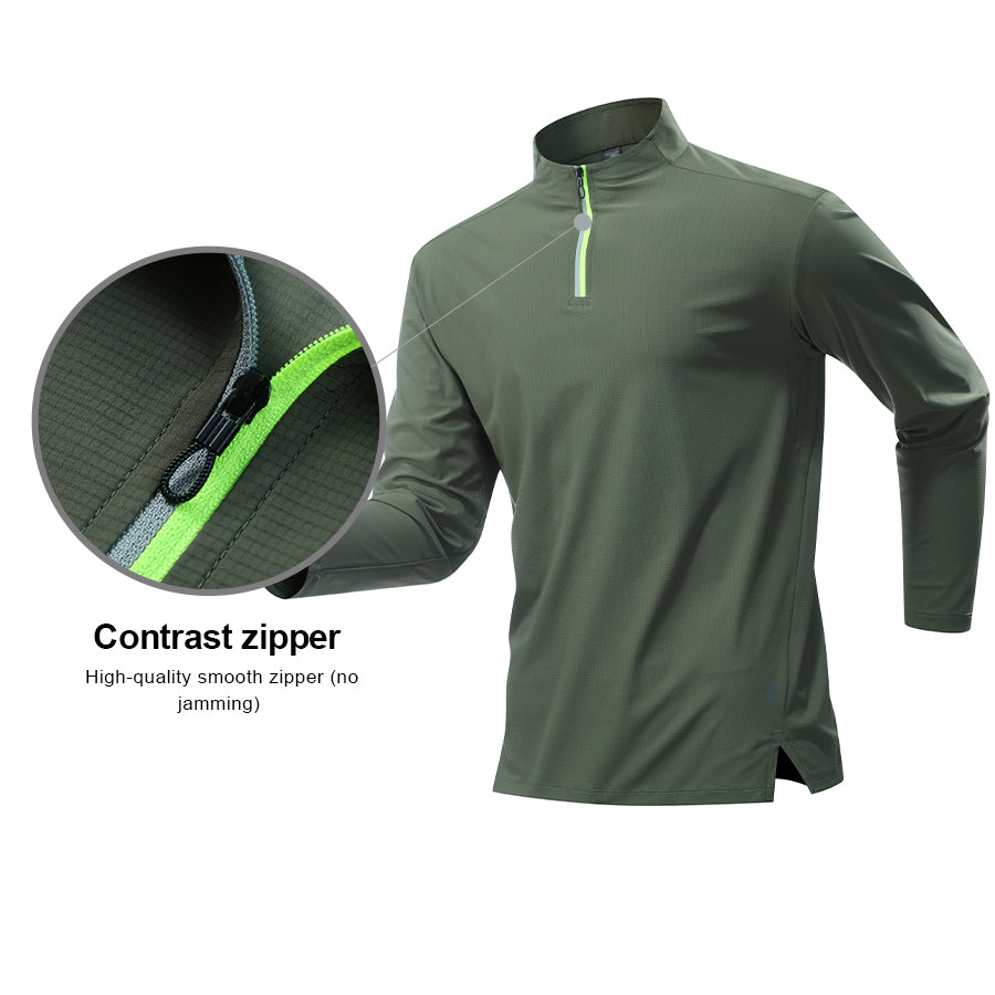 AeroForm Quick-Dry Sports Long Sleeve – Gray