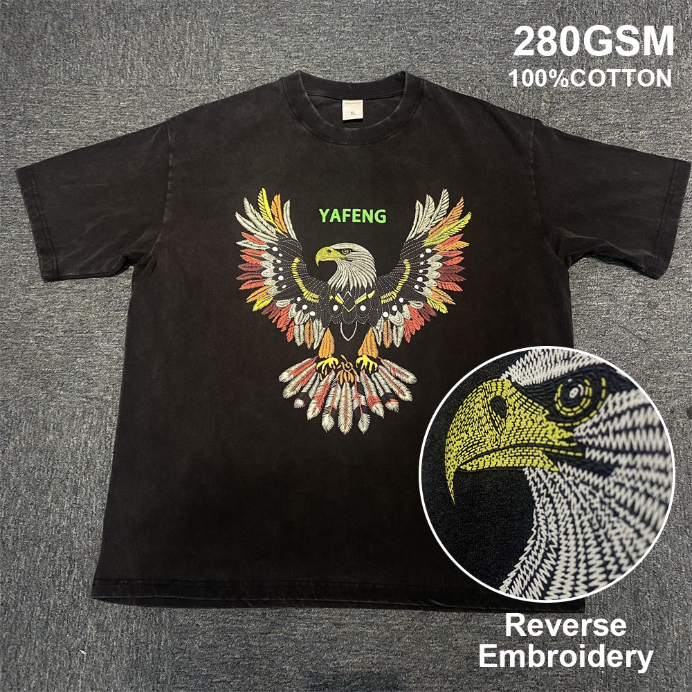 Embroidered Graphic T-Shirt for Urban Fashion
